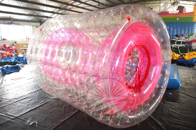 漳州透明充气水上滚筒生产